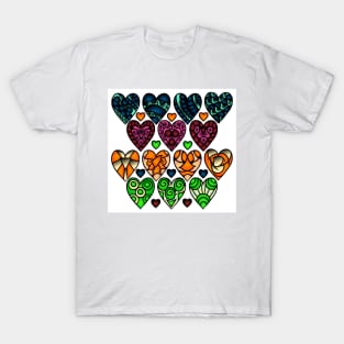 Love Hearts 42 (Style: 13) T-Shirt